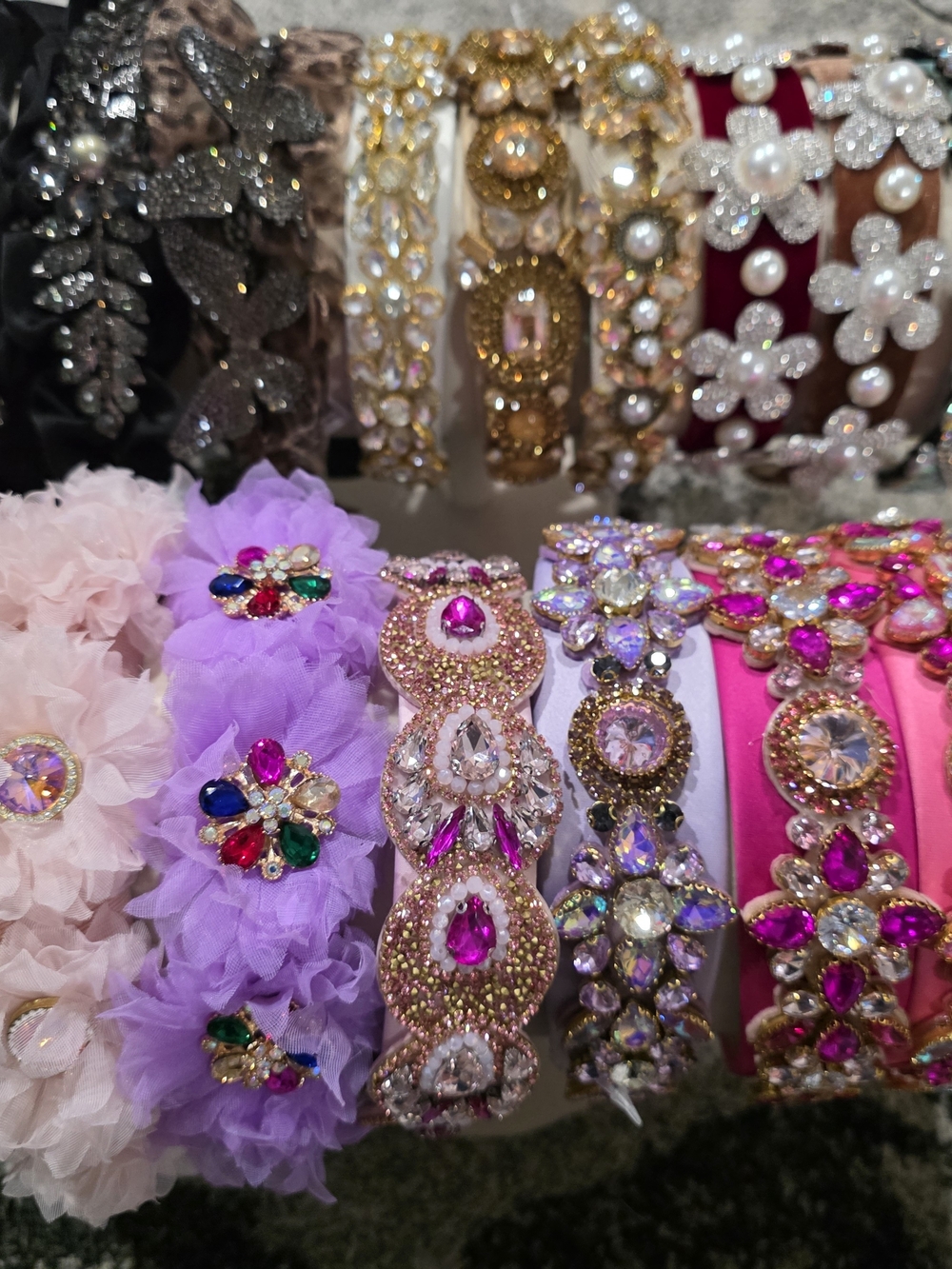 Women’s Jeweled Headband - Rhinestone Headbands